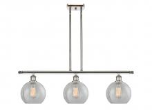 Innovations Lighting 516-3I-PN-G125 - Athens - 3 Light - 36 inch - Polished Nickel - Stem hung - Island Light