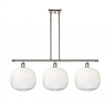 Innovations Lighting 516-3I-PN-G481-10OP - Brookhaven Sphere - 3 Light - 37 inch - Polished Nickel - Stem Hung - Island Light