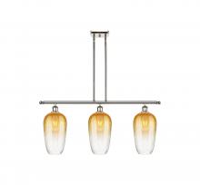 Innovations Lighting 516-3I-PN-G484-7AM - Brookhaven Flute - 3 Light - 36 inch - Polished Nickel - Stem Hung - Island Light