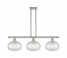 Innovations Lighting 516-3I-PN-G555-10CL - Ithaca - 3 Light - 37 inch - Polished Nickel - Stem hung - Island Light
