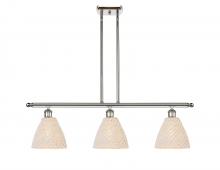Innovations Lighting 516-3I-PN-NBD-75-NAT - Bristol Natural - 4 Light - 48 inch - Polished Nickel - Cord hung - Island Light