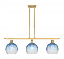 Innovations Lighting 516-3I-SG-G483-8SB - Brookhaven Globe - 3 Light - 36 inch - Satin Gold - Stem Hung - Island Light