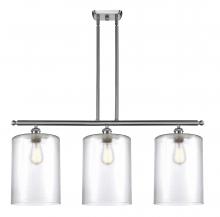 Innovations Lighting 516-3I-SN-G112-L - Cobbleskill - 3 Light - 36 inch - Brushed Satin Nickel - Stem hung - Island Light