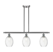 Innovations Lighting 516-3I-SN-G459-6CL - Preston Bulb - 3 Light - 36 inch - Brushed Satin Nickel - Stem Hung - Island Light