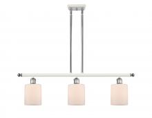Innovations Lighting 516-3I-WPC-G111 - Cobbleskill - 3 Light - 36 inch - White Polished Chrome - Stem hung - Island Light