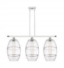 Innovations Lighting 516-3I-WPC-G557-10CL - Vaz - 3 Light - 37 inch - White Polished Chrome - Stem hung - Island Light