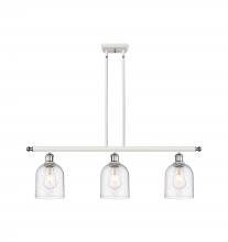 Innovations Lighting 516-3I-WPC-G558-6SDY - Bella - 3 Light - 36 inch - White Polished Chrome - Stem hung - Island Light