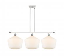 Innovations Lighting 516-3I-WPC-G651-12 - Cindyrella - 3 Light - 39 inch - White Polished Chrome - Stem hung - Island Light