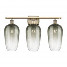 Innovations Lighting 516-3W-AB-G484-7SL - Brookhaven Flute - 3 Light - 27 inch - Antique Brass - Bath Vanity Light