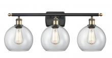 Innovations Lighting 516-3W-BAB-G122 - Athens - 3 Light - 28 inch - Black Antique Brass - Bath Vanity Light