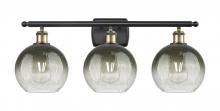Innovations Lighting 516-3W-BAB-G483-8SL - Brookhaven Globe - 3 Light - 28 inch - Black Antique Brass - Bath Vanity Light