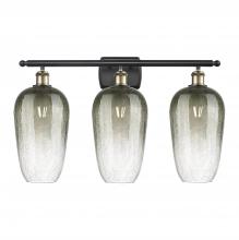 Innovations Lighting 516-3W-BAB-G484-7SL - Brookhaven Flute - 3 Light - 27 inch - Black Antique Brass - Bath Vanity Light