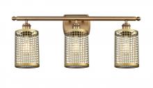 Innovations Lighting 516-3W-BB-M18-BB - Nestbrook - 3 Light - 25 inch - Brushed Brass - Bath Vanity Light