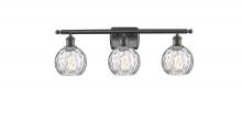 Innovations Lighting 516-3W-OB-G1215-6 - Athens Water Glass - 3 Light - 26 inch - Oil Rubbed Bronze - Bath Vanity Light