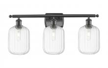 Innovations Lighting 516-3W-OB-G460-7CL - Preston Cylinder - 3 Light - 27 inch - Oil Rubbed Bronze - Bath Vanity Light