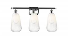 Innovations Lighting 516-3W-PC-G480-6OP - Brookhaven Almond - 3 Light - 26 inch - Polished Chrome - Bath Vanity Light
