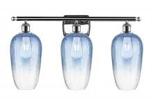 Innovations Lighting 516-3W-PC-G484-7SB - Brookhaven Flute - 3 Light - 27 inch - Polished Chrome - Bath Vanity Light