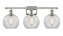 Innovations Lighting 516-3W-PN-G122 - Athens - 3 Light - 28 inch - Polished Nickel - Bath Vanity Light