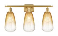 Innovations Lighting 516-3W-SG-G480-6AM - Brookhaven Almond - 3 Light - 26 inch - Satin Gold - Bath Vanity Light