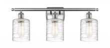 Innovations Lighting 516-3W-SN-G1113 - Cobbleskill - 3 Light - 25 inch - Brushed Satin Nickel - Bath Vanity Light