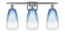 Innovations Lighting 516-3W-SN-G480-6SB - Brookhaven Almond - 3 Light - 26 inch - Brushed Satin Nickel - Bath Vanity Light