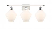 Innovations Lighting 516-3W-WPC-G651-8 - Cindyrella - 3 Light - 28 inch - White Polished Chrome - Bath Vanity Light
