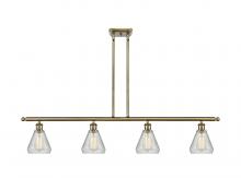 Innovations Lighting 516-4I-AB-G275 - Conesus - 4 Light - 48 inch - Antique Brass - Stem hung - Island Light