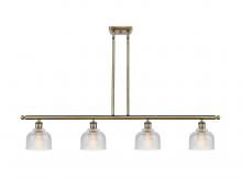 Innovations Lighting 516-4I-AB-G412 - Dayton - 4 Light - 48 inch - Antique Brass - Stem hung - Island Light