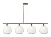Innovations Lighting 516-4I-AB-G481-10OP - Brookhaven Sphere - 4 Light - 49 inch - Antique Brass - Stem Hung - Island Light