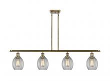 Innovations Lighting 516-4I-AB-G82 - Eaton - 4 Light - 48 inch - Antique Brass - Stem hung - Island Light