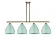Innovations Lighting 516-4I-AB-MBD-12-SF - Plymouth - 4 Light - 50 inch - Antique Brass - Stem hung - Island Light