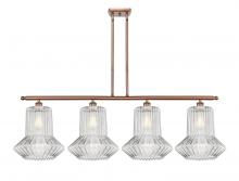 Innovations Lighting 516-4I-AC-G212 - Springwater - 4 Light - 50 inch - Antique Copper - Stem hung - Island Light