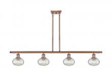 Innovations Lighting 516-4I-AC-G555-6CL - Ithaca - 4 Light - 48 inch - Antique Copper - Stem hung - Island Light