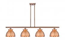 Innovations Lighting 516-4I-AC-M14-AC - Adirondack - 4 Light - 48 inch - Antique Copper - Stem hung - Island Light