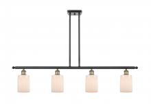 Innovations Lighting 516-4I-BAB-G341 - Hadley - 4 Light - 48 inch - Black Antique Brass - Stem hung - Island Light