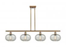 Innovations Lighting 516-4I-BB-G249 - Gorham - 4 Light - 48 inch - Brushed Brass - Stem hung - Island Light