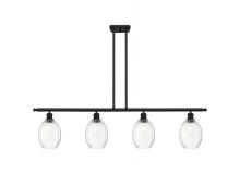 Innovations Lighting 516-4I-BK-G459-6CL - Preston Bulb - 4 Light - 48 inch - Matte Black - Stem Hung - Island Light