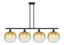 Innovations Lighting 516-4I-BK-G481-10AM - Brookhaven Sphere - 4 Light - 49 inch - Matte Black - Stem Hung - Island Light