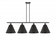 Innovations Lighting 516-4I-BK-MBC-12-BK - Berkshire - 4 Light - 50 inch - Matte Black - Stem hung - Island Light