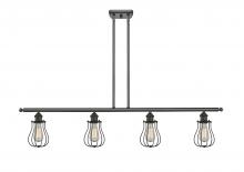 Innovations Lighting 516-4I-OB-CE513 - Muselet - 4 Light - 48 inch - Oil Rubbed Bronze - Stem hung - Island Light