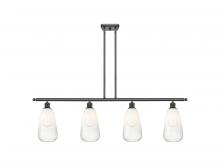Innovations Lighting 516-4I-PC-G480-6OP - Brookhaven Almond - 4 Light - 48 inch - Polished Chrome - Stem Hung - Island Light