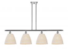 Innovations Lighting 516-4I-PC-NBD-9-NAT - Bristol Natural - 4 Light - 48 inch - Polished Chrome - Cord hung - Island Light