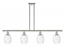 Innovations Lighting 516-4I-PN-G459-6CL - Preston Bulb - 4 Light - 48 inch - Polished Nickel - Stem Hung - Island Light