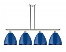 Innovations Lighting 516-4I-PN-MBD-12-BL - Plymouth - 4 Light - 50 inch - Polished Nickel - Stem hung - Island Light