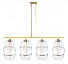 Innovations Lighting 516-4I-SG-G557-10CL - Vaz - 4 Light - 48 inch - Satin Gold - Stem hung - Island Light
