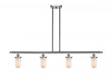 Innovations Lighting 516-4I-SN-CE231-W - Kingsbury - 4 Light - 48 inch - Brushed Satin Nickel - Stem hung - Island Light