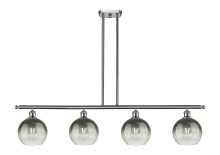 Innovations Lighting 516-4I-SN-G483-8SL - Brookhaven Globe - 4 Light - 48 inch - Brushed Satin Nickel - Stem Hung - Island Light