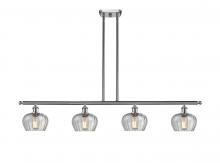 Innovations Lighting 516-4I-SN-G92 - Fenton - 4 Light - 48 inch - Brushed Satin Nickel - Stem hung - Island Light