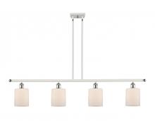 Innovations Lighting 516-4I-WPC-G111 - Cobbleskill - 4 Light - 48 inch - White Polished Chrome - Stem hung - Island Light