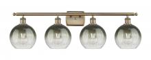 Innovations Lighting 516-4W-AB-G483-8SL - Brookhaven Globe - 4 Light - 38 inch - Antique Brass - Bath Vanity Light